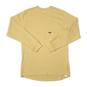 Ariat Rebar Mens M Long Sleeve Pocket T Shirt Deer Skull American Flag Cotton